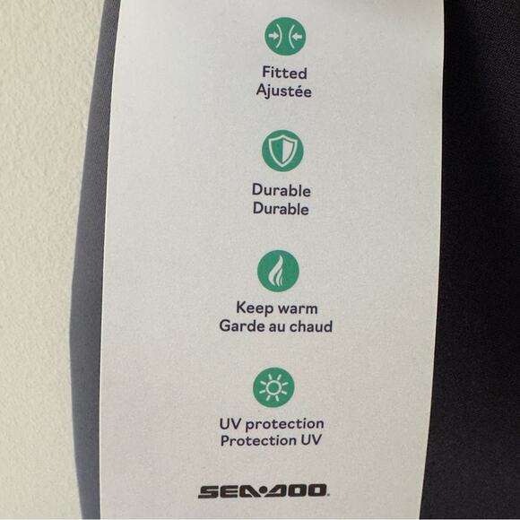 Sea-Doo Montego Pants Men’s Black Grey 3mm Neoprene fitted durable UV protect S - Picture 12 of 16